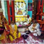 श्रीराम-सीता के स्वरूप संग संतों ने मनाई अनोखी होली